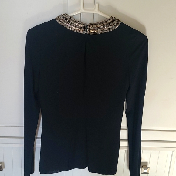 PURPUL LABEL NWOT Runway collection💜  jeweled necklace inlaid in SILVER metal - Picture 6 of 12